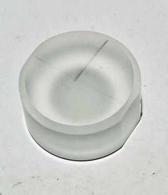 Piezoelectric Quartz Endcap For Thickness Shear Mode Pressure Sensing