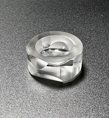 AT Cut Coated Quartz End caps For Thickness Shear Mode Pressure Sensor