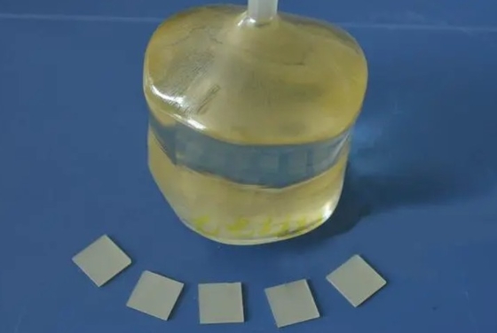 LaSrAlO4 Crystal Piezoelectric Wafer for High-Temperature Superconducting YBCO and More