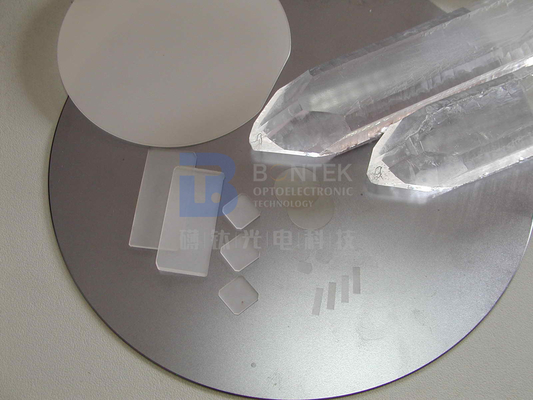 2'' DSL Seedless Single Crystal Quartz Wafer X-Cut Y-Cut For Semiconductor