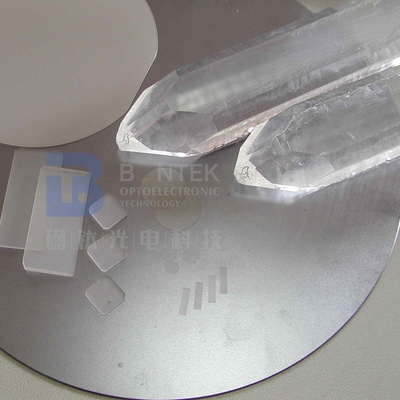 Double side polished Single Crystal Quartz Wafer Ultra Thin DT Cut