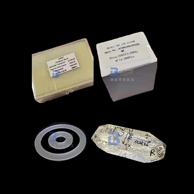 Plano Alpha Quartz Crystal Blanks Handed For Time Control Oscillators