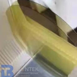 Point Group 32 Langasite Wafers with Rounded Bevel Edge for High-Frequency Applications