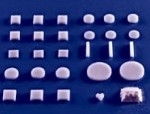 Chips Of LiF  Mg Cu , P Themoluminescent Dosimeter For Personal And Medical Dosimeter
