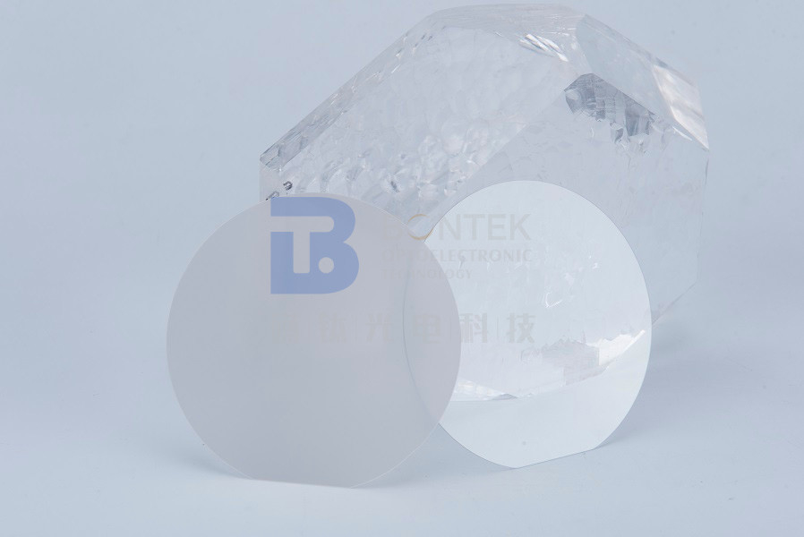 80um Ultra-Thin Right-Hand Single Crystal Quartz Wafer 35.15°Y-Cut Alpha Quartz