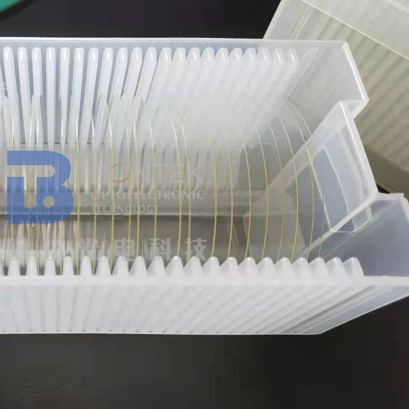Ra Roughness 1nm Lithium Niobate Wafer in 4'' 6'' 8'' Optical grade or SAW grade